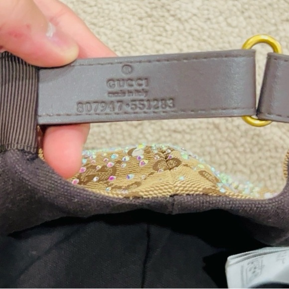 Gucci GG canvas baseball hat with crystals Price is Firm! - Picture 12 of 15